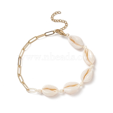 Ensemble de bracelets de cheville en perles de coquillage naturel 4 pièces 4 styles(AJEW-AN00526)-8