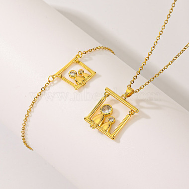 Brass Jewelry Set