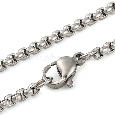 304 Stainless Steel Viking Knot Guitar Pendant Box Chain Necklaces for Women Men(NJEW-S007-03P)-3