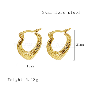 304 Stainless Steel Hoop Earrings for Women(YI9341-1)-4