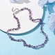 Natural Amethyst Chip Beaded Necklace(NJEW-JN04615-06)-2