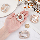 Elite 4Pcs 2 Style Alloy Crystal Rhinestone Shoe Decorations(AJEW-PH0011-49KCG)-3