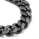304 Stainless Steel Dragon Head Design Cuban Link Chains Bracelets for Men & Women(BJEW-D031-19B)-3