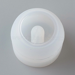 DIY Pen Container Storage Silicone Molds, Resin Casting Molds, For UV Resin, Epoxy Resin Jewelry Making, Column, White, 58x52.5mm, Inner Diameter: 35mm(AJEW-D046-15)