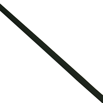 Synthetic Rubber Cord, No Hole, Flat, Black, 8x2mm, about 65.61 yards( 60m)/2000g