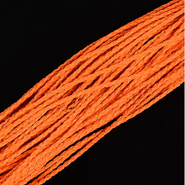 3mm DarkOrange Imitation Leather Thread & Cord