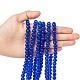 Spray Painted Crackle Glass Beads Strands(CCG-Q001-8mm-14)-4