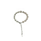 Natural Rose Quartz Round Beaded Bracelet(NC1314-09)-1