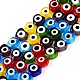 Handmade Evil Eye Lampwork Beads Strands(LAMP-N024-27E-M)-1