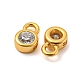 Real 18K Gold Plated 925 Sterling Silver Charms(STER-K176-03F-G)-3