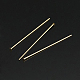 Yellow Gold Filled Flat Head Pins(X-KK-G161-19x0.5mm-1)-1
