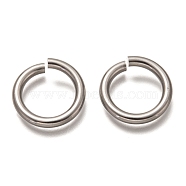 304 Stainless Steel Jump Rings, Open Jump Rings, Round Ring, Stainless Steel Color, 20x3mm, Inner Diameter: 14mm(STAS-H136-06B-P)