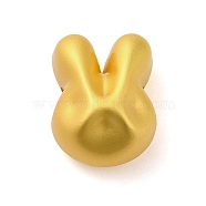 Zinc Alloy Beads, Matte Gold Color, Rabbit, 13x10.5x8.5mm, Hole: 3mm(PALLOY-I219-01B)