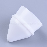 Plastic Dispensing Industrial Syringe Piston, White, 27x23mm(TOOL-WH0103-02)