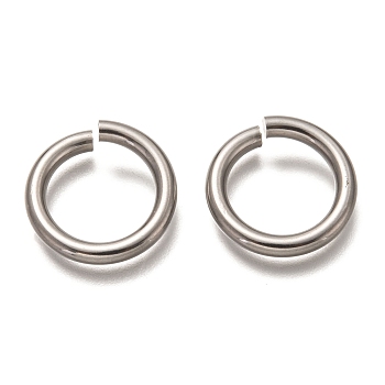 304 Stainless Steel Jump Rings, Open Jump Rings, Round Ring, Stainless Steel Color, 20x3mm, Inner Diameter: 14mm