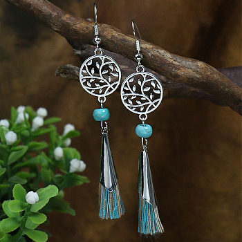 Elegant and Stylish Turquoise Earrings with Unique Personality Charm