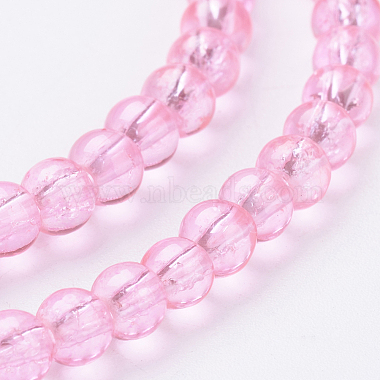 Spray Painted Crackle Glass Beads Strands(CCG-Q001-4mm-02)-3