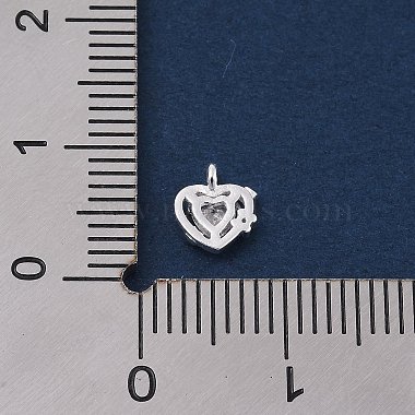 925 Anhänger aus Sterlingsilber mit Micro-Zirkonia-Zirkonia(STER-Q002-02A)-3