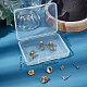 Beebeecraft 8Pcs 4 Style Brass Stud Earring Findings(DIY-BBC0001-05)-7