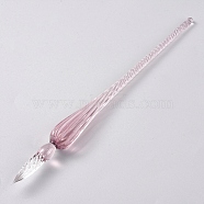 Handmade Glass Dip Pen, Calligraphy Signature Pen, Business Present, Thistle, 190x17mm(AJEW-WH0121-43G)