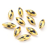 Natural Quartz Beads, with Golden Brass Findings, Dyed, Oval, Blue, 27~31x12~13x12~13mm, Hole: 1mm(G-B011-10G-D)