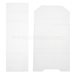 Wallet Template, Acrylic Patterns Leather Handcraft Model, Clear, 216x70x2.5mm, Hole: 1.5mm, 191x105x2.5mm, Hole: 1.5mm and 2.5mm(TOOL-WH0121-70)