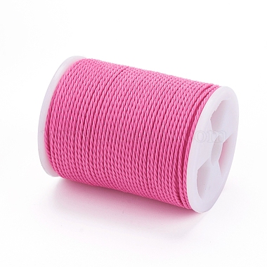 Round Waxed Polyester Cord(YC-G006-01-1.0mm)-3