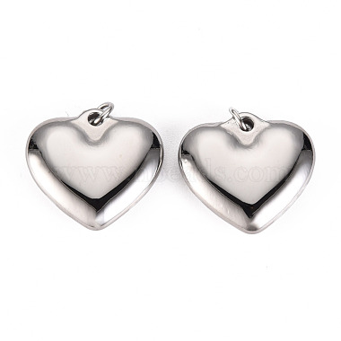 Stainless Steel Color Heart 316 Surgical Stainless Steel Pendants