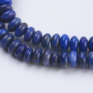 Chapelets de perles en lapis-lazuli naturel(G-P354-10-4x2mm)-3