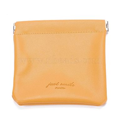 Orange Plastic Wallets