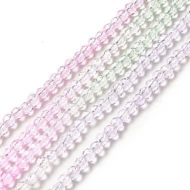 Transparent Gradient Color Glass Beads Strands(X1-GLAA-H021-01B-02)-2
