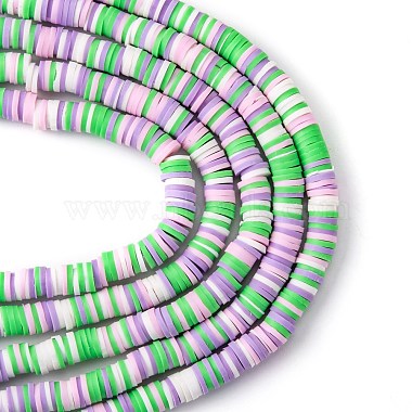 Handmade Polymer Clay Beads Strands(CLAY-R089-6mm-T02B-47)-5