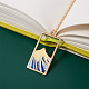 Cheriswelry 8Pcs 8 Style Zinc Alloy Bookmark for Reader(AJEW-CW0005-05)-6