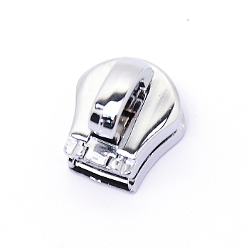 Zinc Alloy Replacement Zipper Sliders, for Luggage Suitcase Backpack Jacket Bags Coat, Platinum, 16x15x13mm, Hole: 4x5.5mm