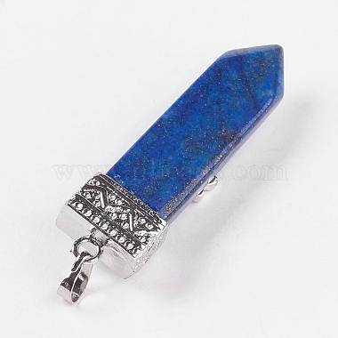 Dyed Natural Lapis Lazuli Big Pendants(G-G718-A13)-3
