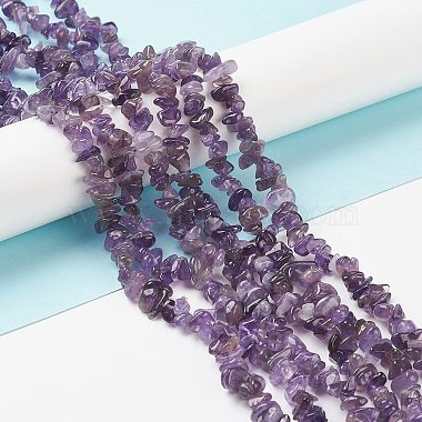 Natural Amethyst Beads Strands(F014-1)-4