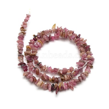 Natural Red Tourmaline Beads Strands(G-P035-15)-3