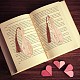 8Pcs 8 Style Ancient Musical Instrument Pipa Chinese Style Bookmark with Tassels for Book Lover(AJEW-GO0001-13)-6