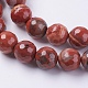 Natural Red Jasper Beads Strands(G-G542-6mm-15)-3