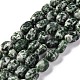 Natural Green Spot Jasper Beads Strands(G-G146-A26-01)-1