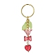 Bowknot & Heart Glass Pendant Decorations(KEYC-JKC00691-01)-1