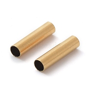 Ion Plating(IP) 304 Stainless Steel Tube Beads, Golden, 10x2.5mm, Hole: 2mm(STAS-F295-01A-G)