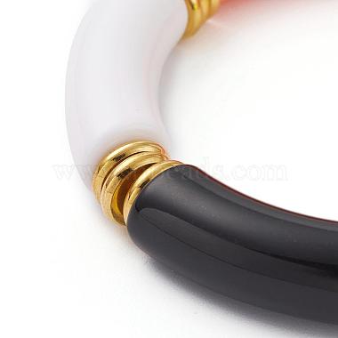 Opaque Acrylic Beaded Bracelet(BJEW-JB06513-01)-3