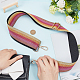 Stripe Pattern Glittered Polyester Adjustable Webbing Bag Straps(PURS-WH0005-82KCG-02)-3