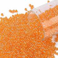 TOHO Round Seed Beads, Japanese Seed Beads, (111) Transparent Luster Light Hyacinth, 11/0, 2.2mm, Hole: 0.8mm, about 5555pcs/50g(SEED-XTR11-0111)