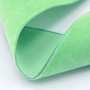 Polyester Velvet Ribbon for Gift Packing and Festival Decoration(SRIB-M001-10mm-564)-2
