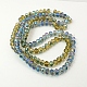 Chapelets de perles en rondelles facettées en verre électrolytique(EGLA-D020-8x5mm-M)-1