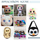 Pandahall Elite 24 ensembles 6 couleurs yeux de poupée en plastique(DOLL-PH0001-27)-6