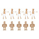 Unfinished Blank Wooden Robot Toys(AJEW-TA0001-03)-1
