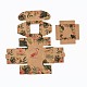 Прямоугольная складная креативная подарочная коробка из крафт-бумаги(CON-B002-04D-02)-2